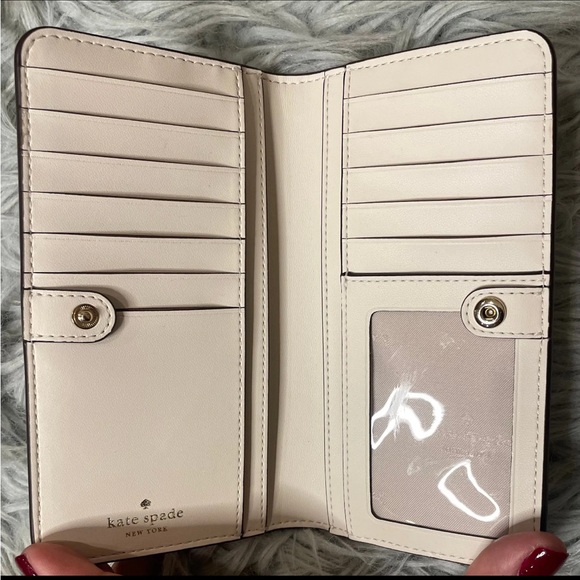 Kate Spade Coffee Wallet -NWOT - Picture 2 of 2
